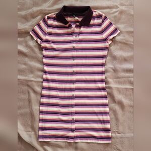 Pre-loved Wild Fable Striped Shirt Dress